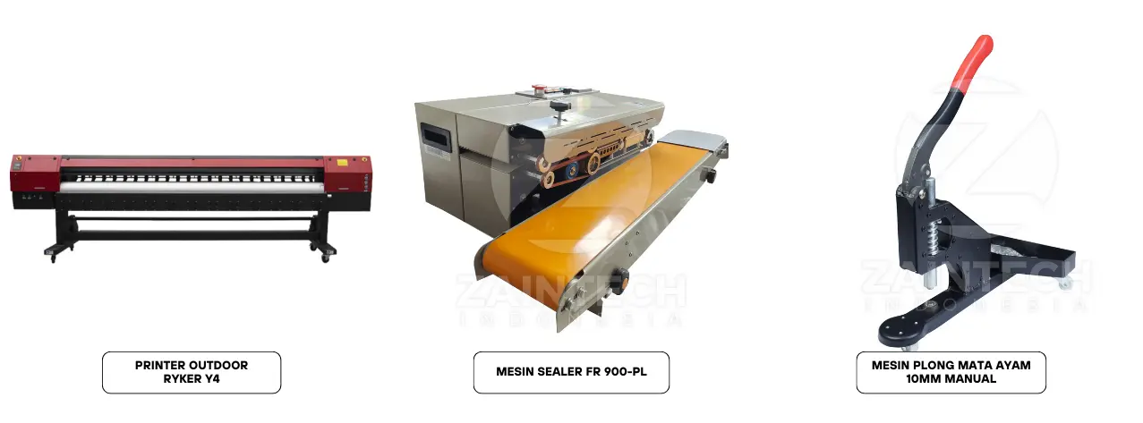 printer outdoor 
mesin cetak banner
mesin print banner
mesin lem banner
mesin sealer banner
mesin plong mata ayam