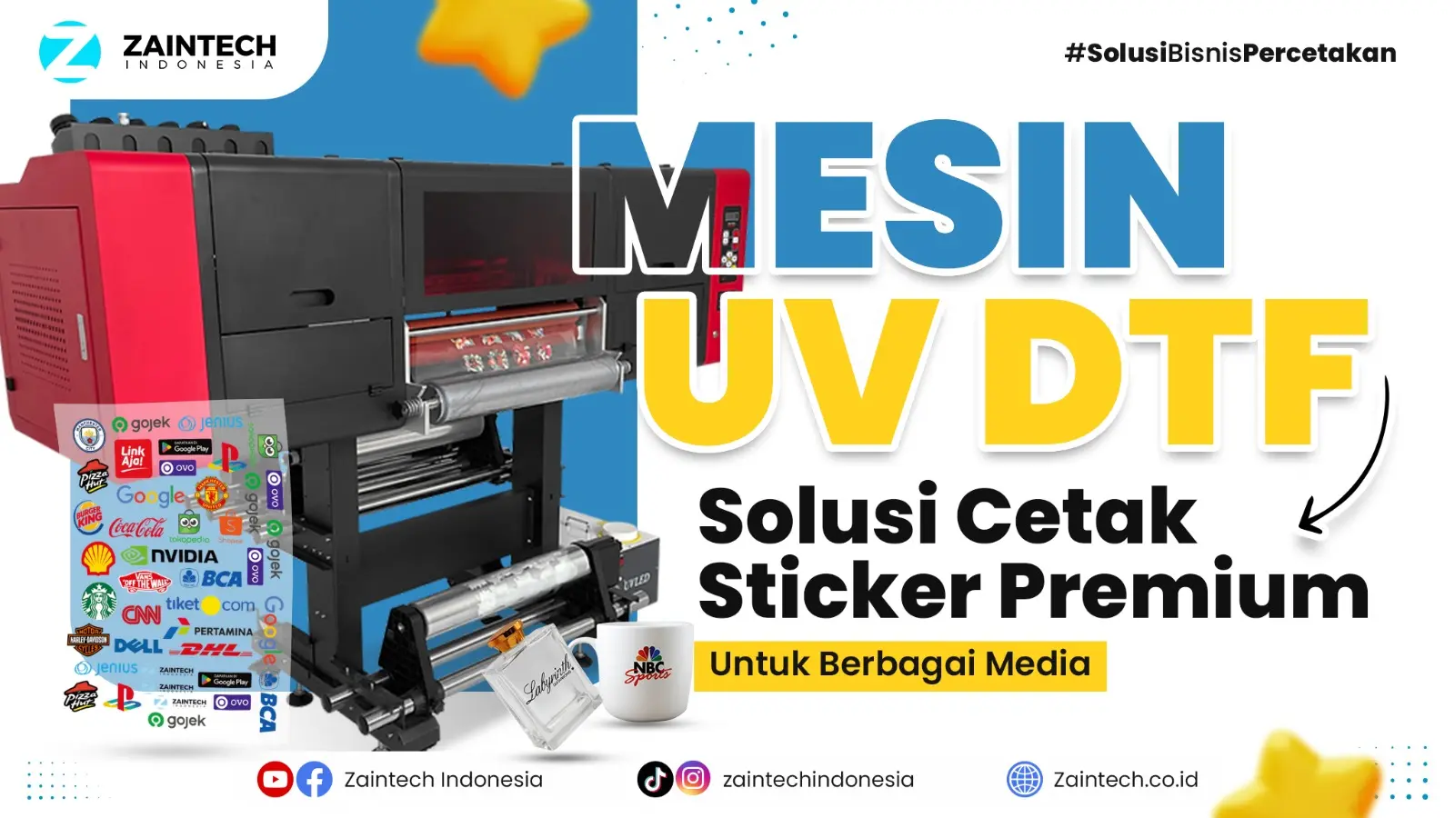 sticker uv dtf | mesin UV DTF | printer uv | Mesin cetak uv|