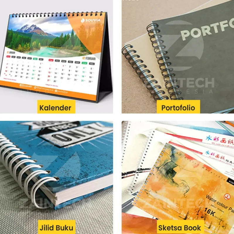 hasil mesin jilid spiral
